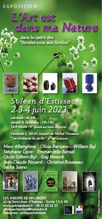 exposition art ma nature st jean estissac